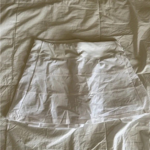 White Athletic Skirt Pace Rival Mid-Rise Skirt Size 4 - Picture 9 of 13